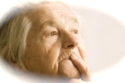 Elder abuse: Photo of a senior woman who was abused