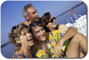 Bahamas Travel- Seniors enjoying Bahamas Vacation