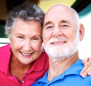 Senior Couple Getting Government Benefits